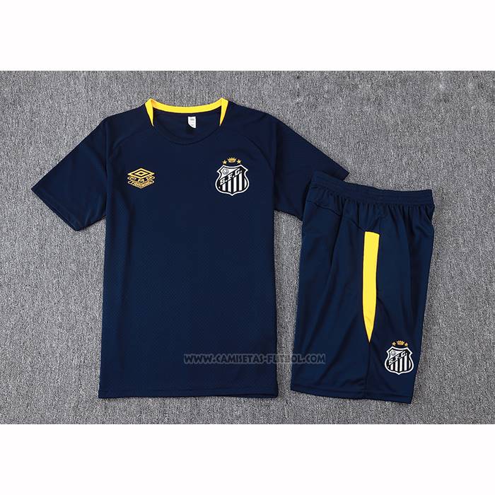 Chandal del Santos Manga Corta 2025-2026 Azul - Pantalon Corto